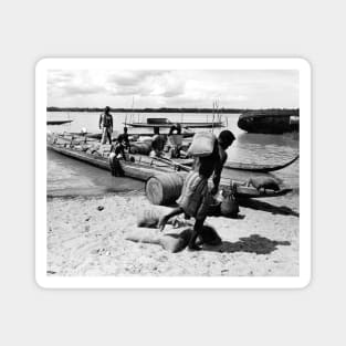 Vintage photo of a Suriname Shore Magnet