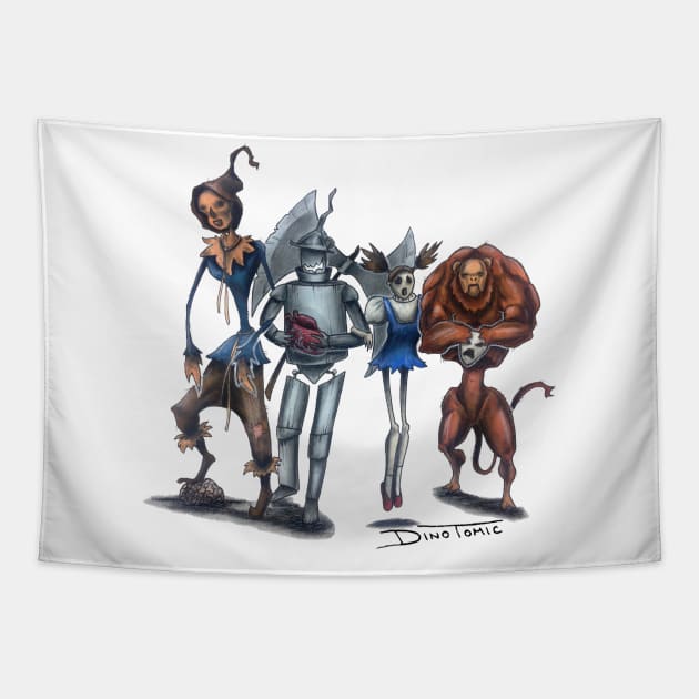 The Wizard of Oz Tapestry by DinoTomic