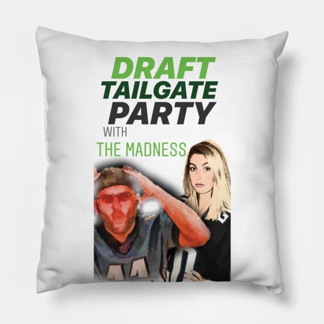 The Madness Podcast Draft Party 2019 Pillow by Philly Focus, LLC