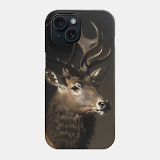 Stag Oil Painting Phone Case