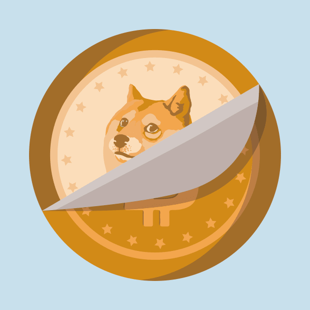 Dogecoin the New Bitcoin Crypto Design by Popculture Tee Collection