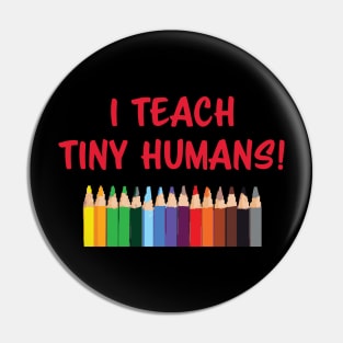 I teach tiny Humans! Pin