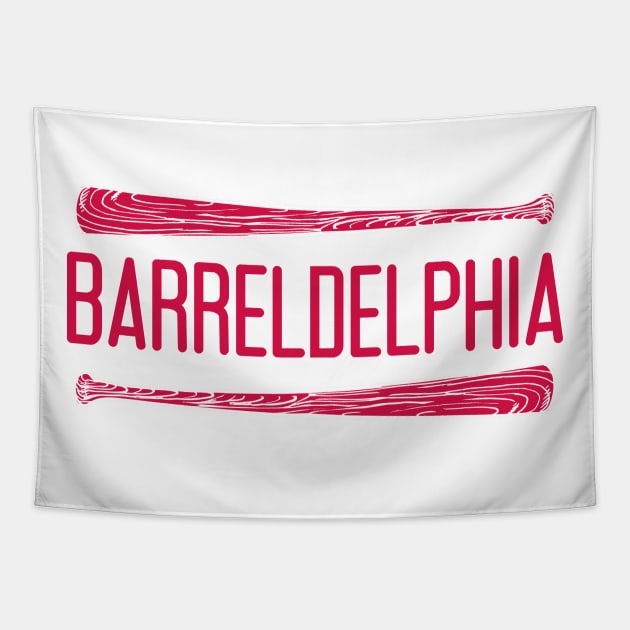 Barreldelphia - White Tapestry by KFig21