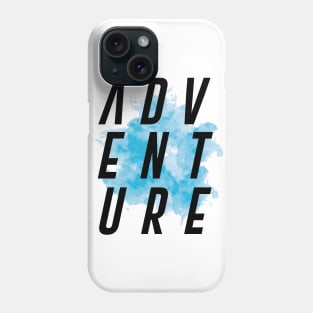 Adventure - Blue Watercolor Phone Case