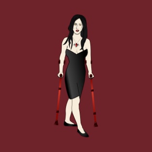 Vampire With Crutches T-Shirt