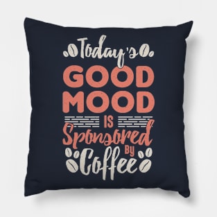 Coffee typography quotes Pillow