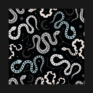 Wriggling snakes pattern T-Shirt