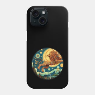 ZODIAC Leo - Astrological LEO - LEO - ZODIAC sign - Van Gogh style - 27 Phone Case