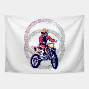 Motocross Tapestry