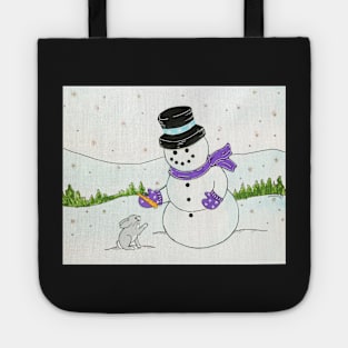 Snowman Tote