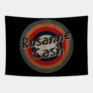 Retro Color Typography Faded Style Rosanne Cash Tapestry