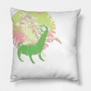 K-Rex & Pugosaurus Pillow