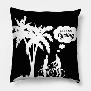 let's go cycling Pillow