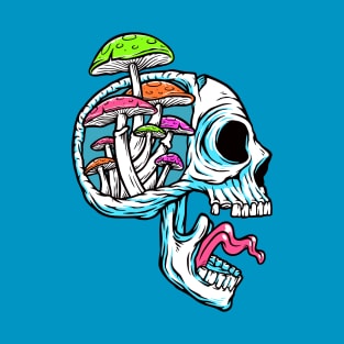 Screaming Shroom Skull T-Shirt