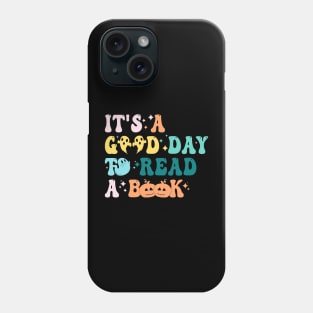 It's Good A Day To Read Book Funny Reading Teacher Halloween T-Shirt Phone Case