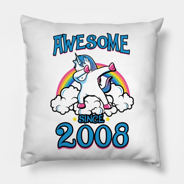 Awesome since 2008 Pillow by KsuAnn