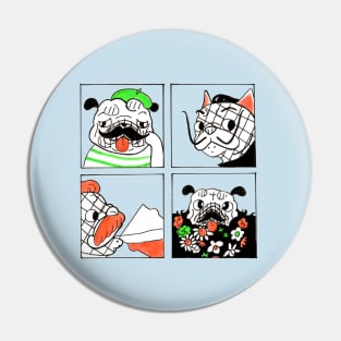 Best of bulldog Movember Pin