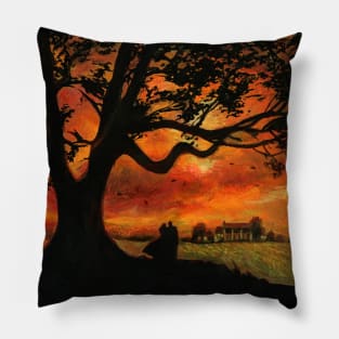 Artwork inspired in Gone with the wind Pillow