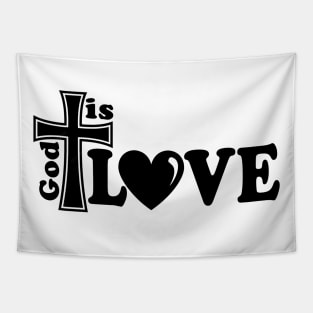 Christian Design God Is Love Tapestry