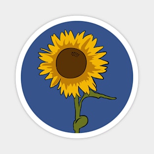 Sunflower and Sky Magnet