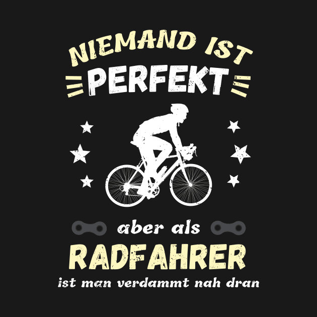 Radfahrer Humor Fahrrad Perfektion Spruch Fun by Foxxy Merch