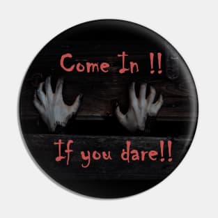 Halloween welcome Pin