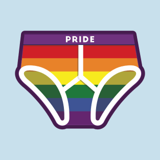 Pride Flag Pants Underwear T-Shirt