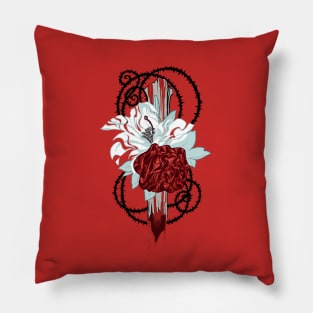 Blood and Rose Pillow