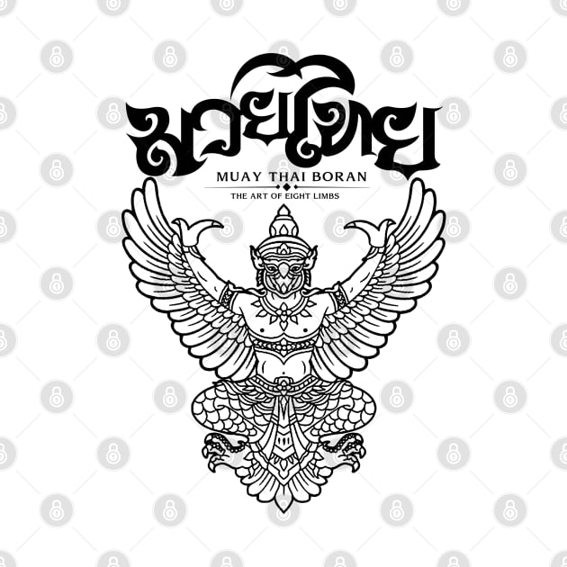 Muay Thai Tattoo Garuda by KewaleeTee