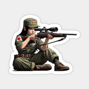 Sniper Girl Magnet