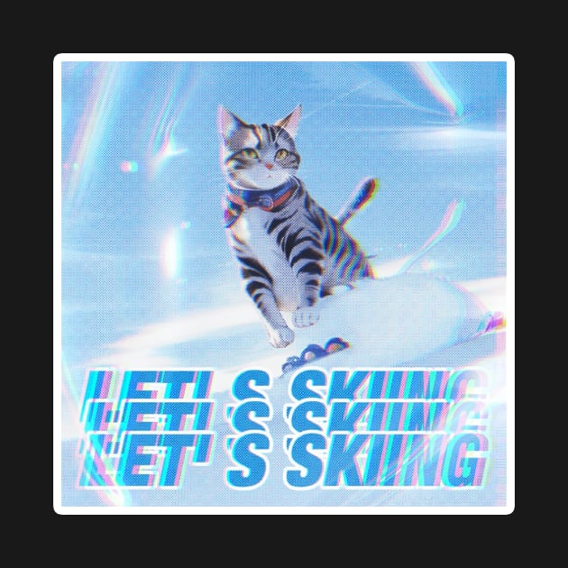 Cat Skiing by LycheeDesign