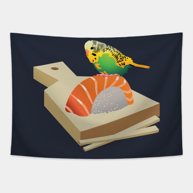 Wasabi the Bird Tapestry by DKrumpp