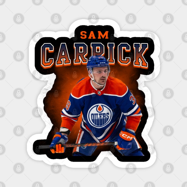 Sam Carrick Magnet by Bojes Art