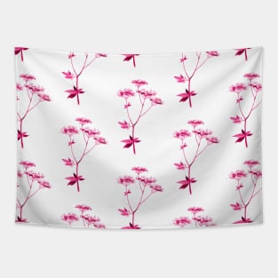 Pink Dainty Flowers Tapestry