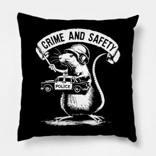 The Patrol Mouse: Crime and Safety Pillow