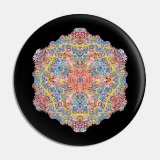 Zen rosette Pin