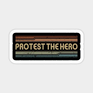 Protest the Hero Retro Lines Magnet