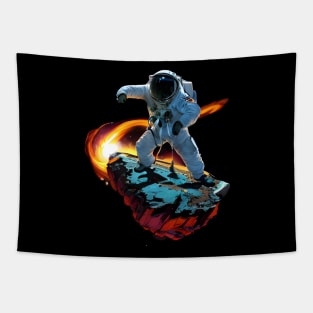 Cool astronaut art Tapestry