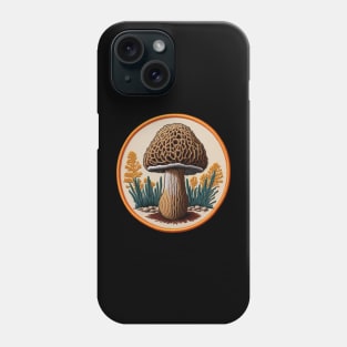 Morel Embroidered Patch Phone Case