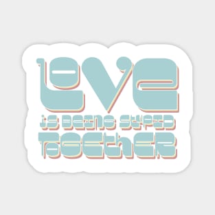 Love is Stupid (Blue pastel) Magnet