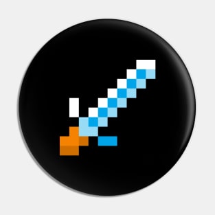 RPG Pixel Sword, 8 bit Pin