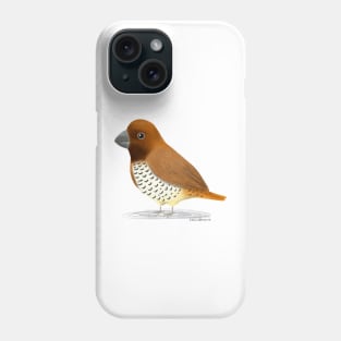 Spice Finch Bird Phone Case