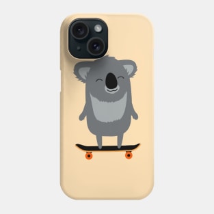 Koala skateboarding Phone Case