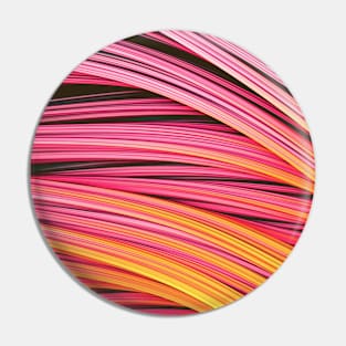 Pink & Heat Abstract Art Strands Pin