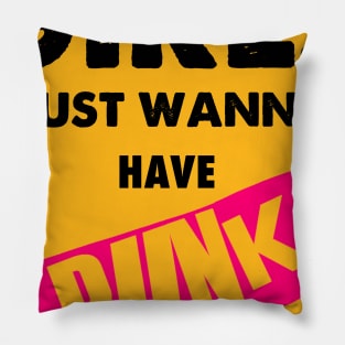 Girls just wanna have punk Pillow