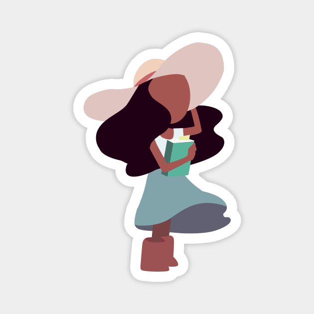 Connie with Book Magnet by smirkingdesigns