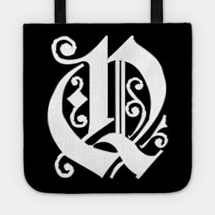 Silver Letter Q Tote