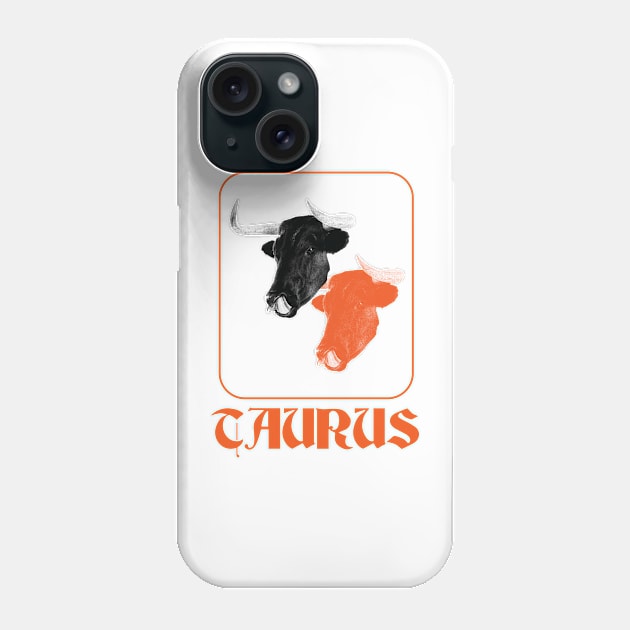 Taurus Duo Border Phone Case by HERMETICSUPPLY