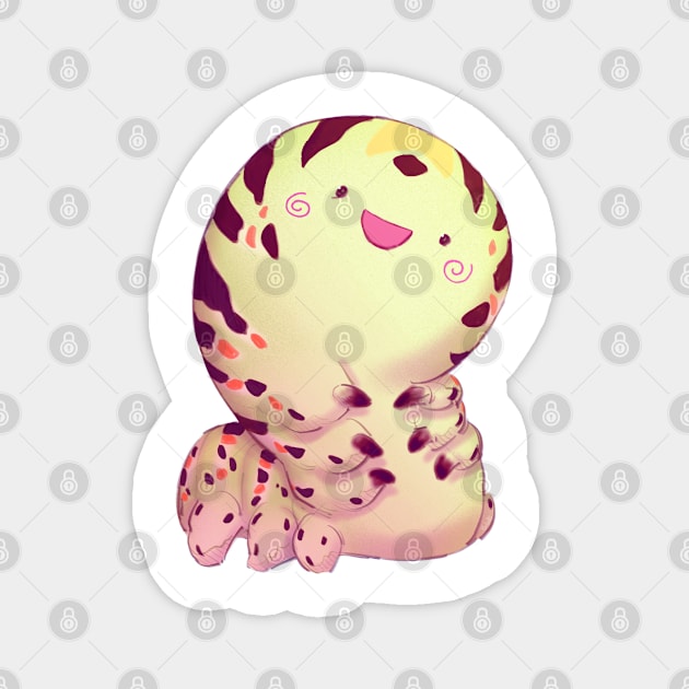 Swallowtail caterpillar Magnet by PaulaBS