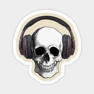 skull art, skull design, music group, Magnet